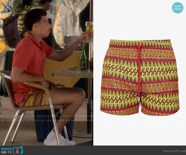 Vilebrequin Fish on Line Moorise worn by Andre Johnson, Jr. (Marcus Scribner) on Grown-ish