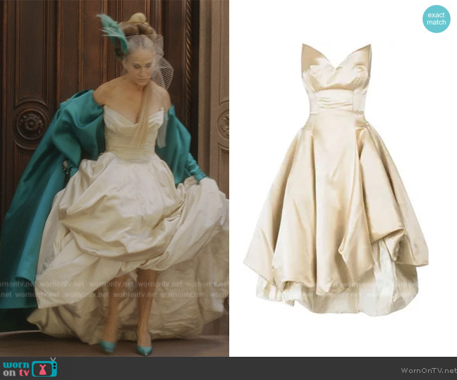 Vivienne Westwood Custom Dress worn by Carrie Bradshaw (Sarah Jessica Parker) on And Just Like That