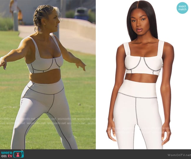 We Wore What Corset Top worn by Gina Kirschenheiter on The Real Housewives of Orange County