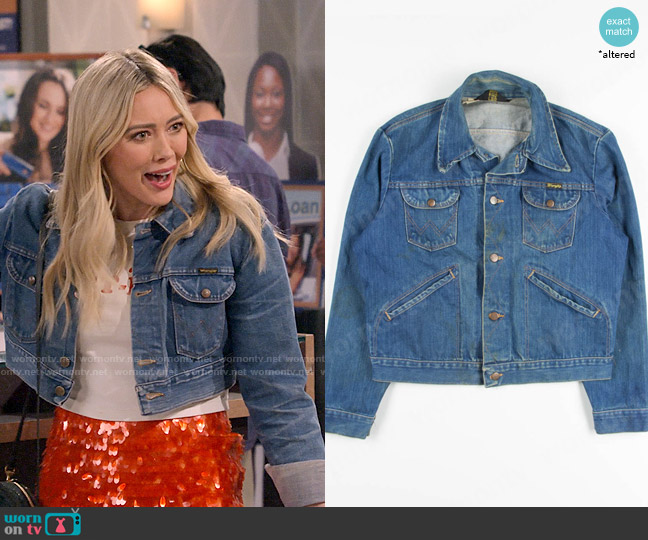 Wrangler Denim Jacket worn by Sophie (Hilary Duff) on How I Met Your Father