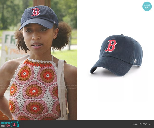 ’47 Boston Red Sox Hat worn by Nicole (Summer Madison) on The Summer I Turned Pretty