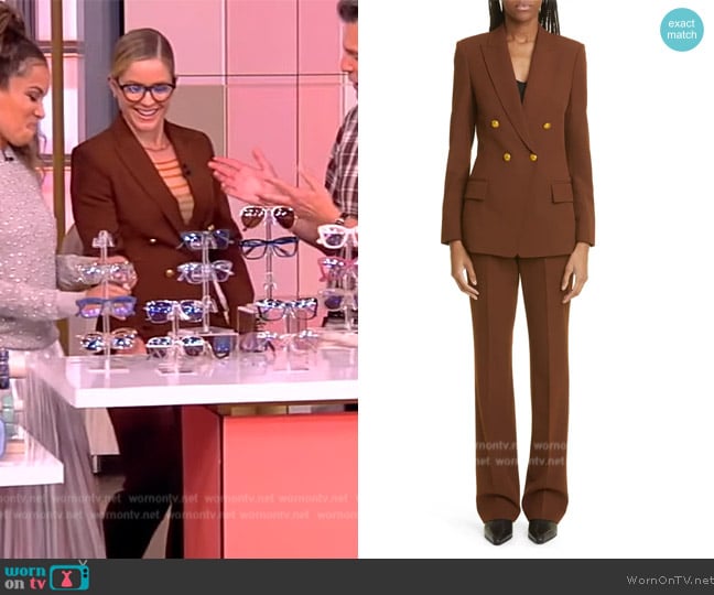 A.L.C. Sedgwick II Double Breasted Blazer worn by Sara Haines on The View