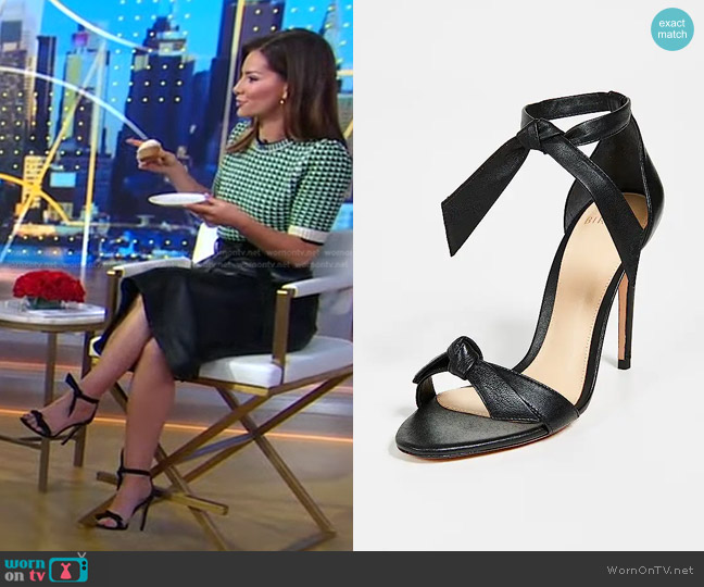 Alexandre Birman Clarita Sandals worn by Rebecca Jarvis on Good Morning America