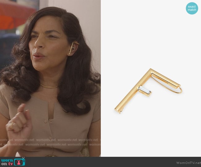 Fendi Fendi First Earcuff worn by Seema Patel (Sarita Choudhury) on And Just Like That