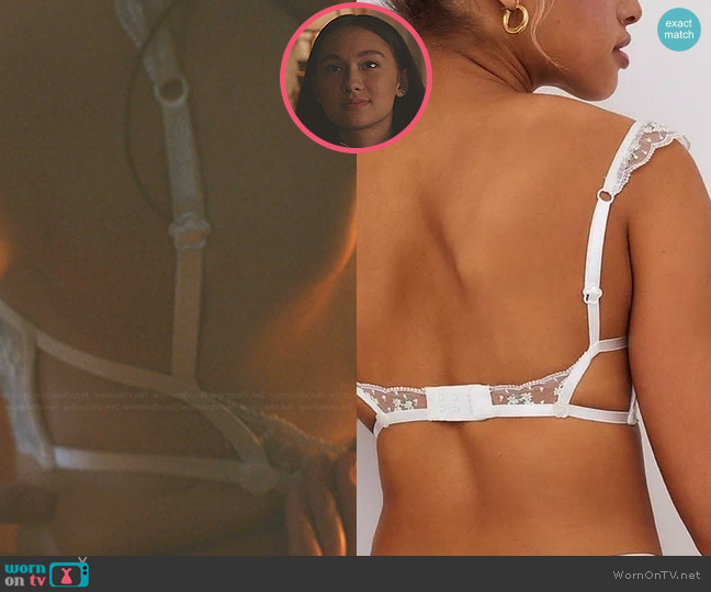 For Love And Lemons Baby's Breath Underwire Bra worn by Belly Conklin (Lola Tung) on The Summer I Turned Pretty