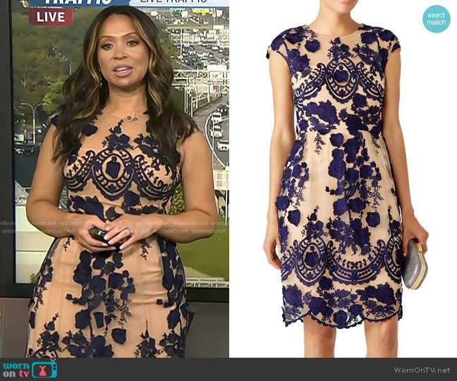 Marchesa Notte Mena Dress worn by Adelle Caballero on Today