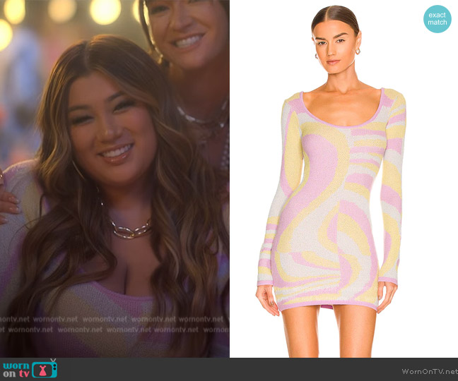 Superdown Kia Low Back Dress worn by (Remi Cruz) on Grown-ish