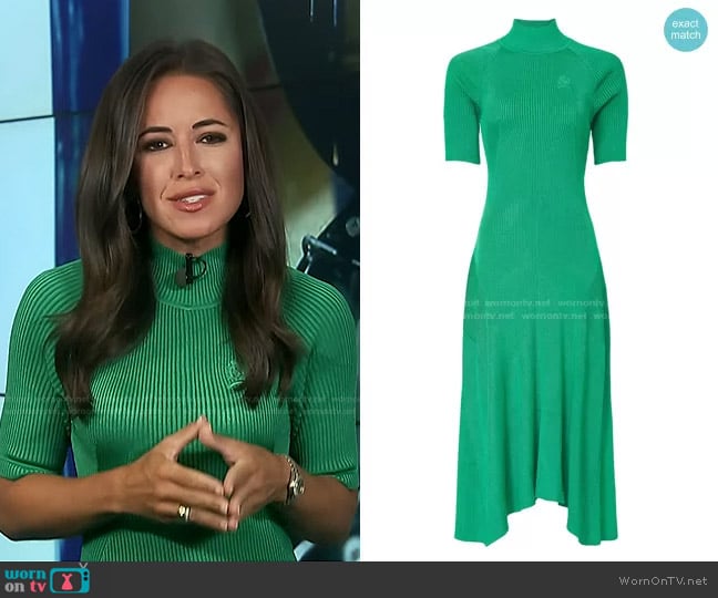 Tommy Hilfiger Slim Fit Mockneck Dress worn by Kaylee Hartung on Today