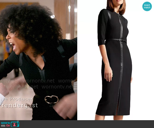Ted Baker Halleid Dress worn by Beverly Crest (Leslie Silva) on So Help Me Todd