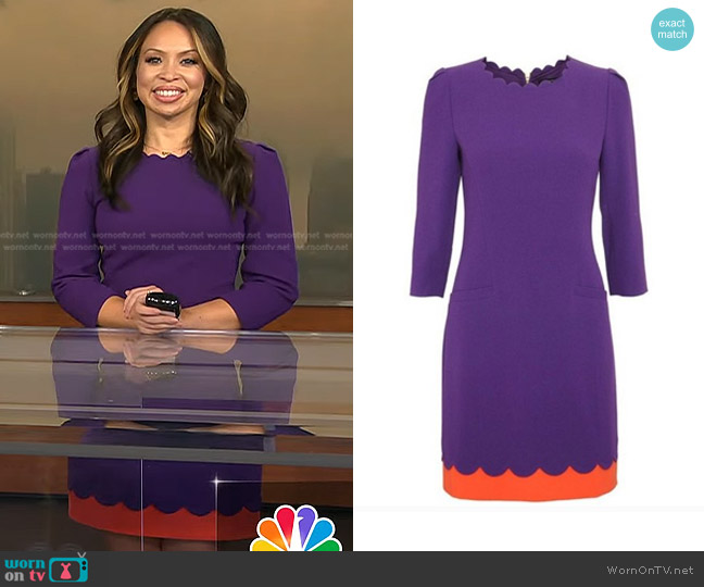 Ted Baker Payton Dress worn by Adelle Caballero on Today
