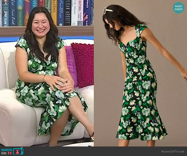 Maeve The Cecily Fit & Flare Sweetheart Dress worn by Thao Thai on Today