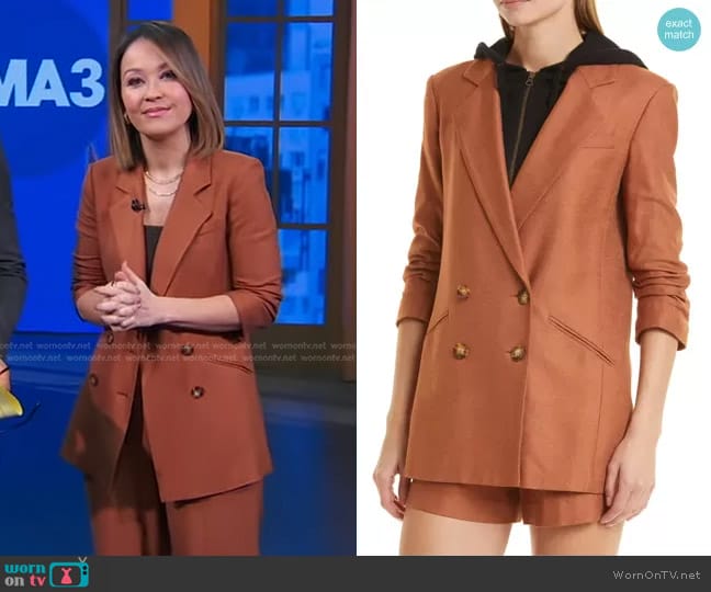 Veronica Beard Rupert Dickey Jacket worn by Eva Pilgrim on Good Morning America