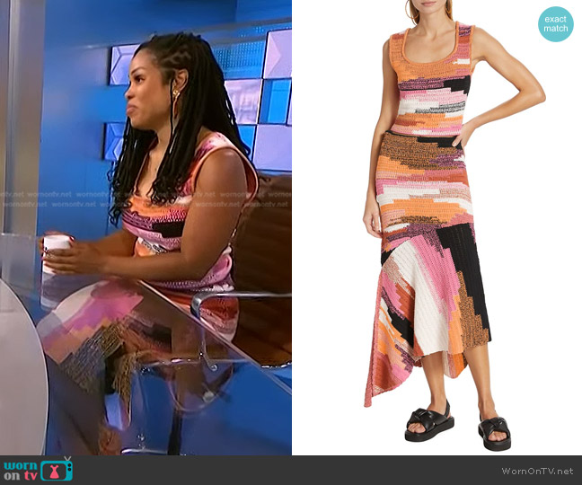 A.L.C. Brayden Top worn by Dr. Uché Blackstock on NBC News Daily
