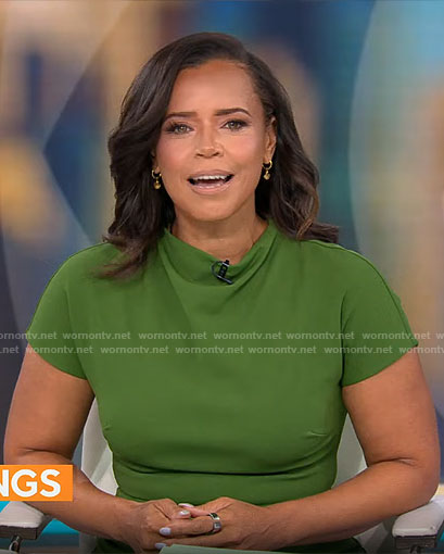 Anne-Marie Green’s green dress on CBS Mornings