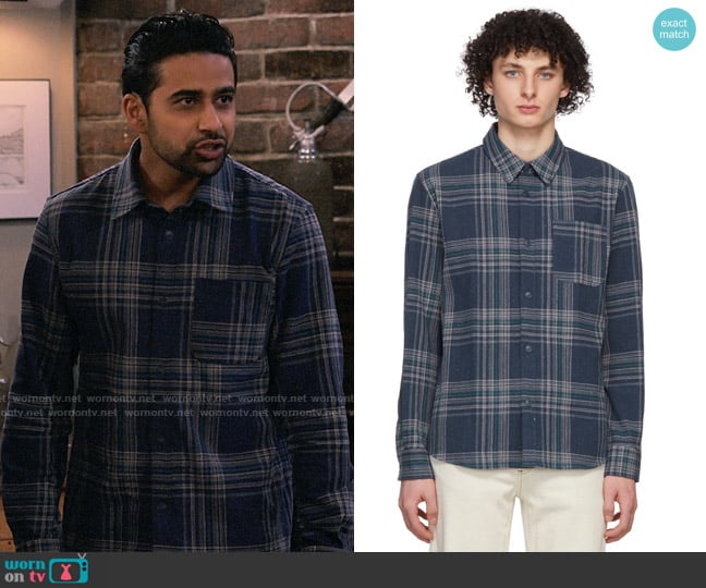A.P.C. Trek Shirt worn by Sid (Suraj Sharma) on How I Met Your Father