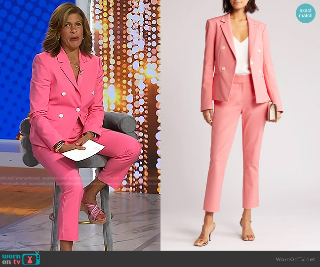 Argent Crossover Blazer worn by Hoda Kotb on Today