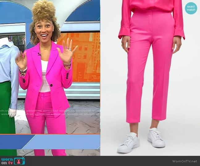 Argent Supermajority Trouser worn by Ally Love on Today
