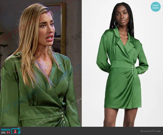 Ba&Sh Falla Dress worn by Sloan Peterson (Jessica Serfaty) on Days of our Lives
