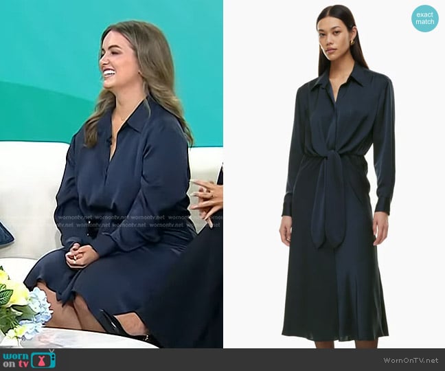 Babaton Abbey Shirt Dress worn by Rikki Jump on Today