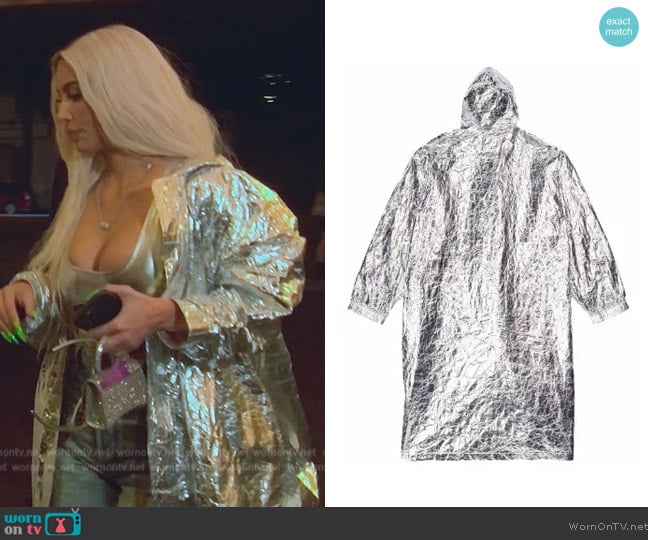 Balenciaga Hooded Raincoat worn by Kim Kardashian (Kim Kardashian) on The Kardashians