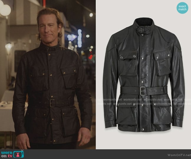 Belstaff Trailmaster Panther Jacket worn by (John Corbett) on And Just Like That