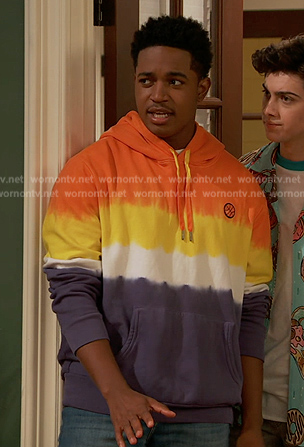 Booker’s tie dye hoodie on Ravens Home
