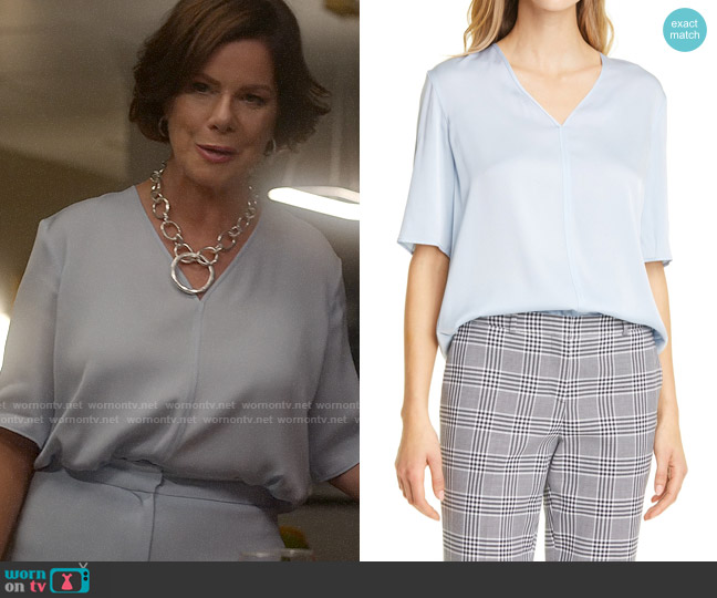 BOSS Ivala Top worn by Margaret Wright (Marcia Gay Harden) on So Help Me Todd