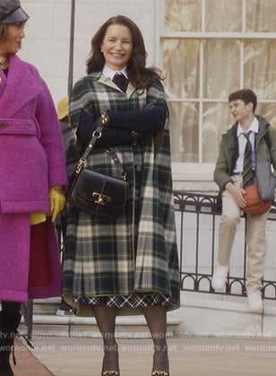 Charlotte’s black leather bag on And Just Like That
