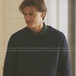 Conrad’s navy knit sweater on The Summer I Turned Pretty