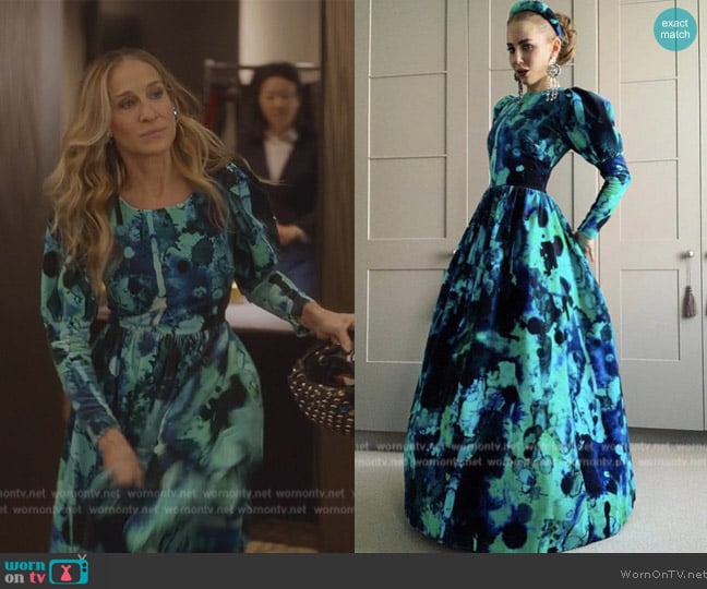 Converted Closet Custom Dress worn by Carrie Bradshaw (Sarah Jessica Parker) on And Just Like That