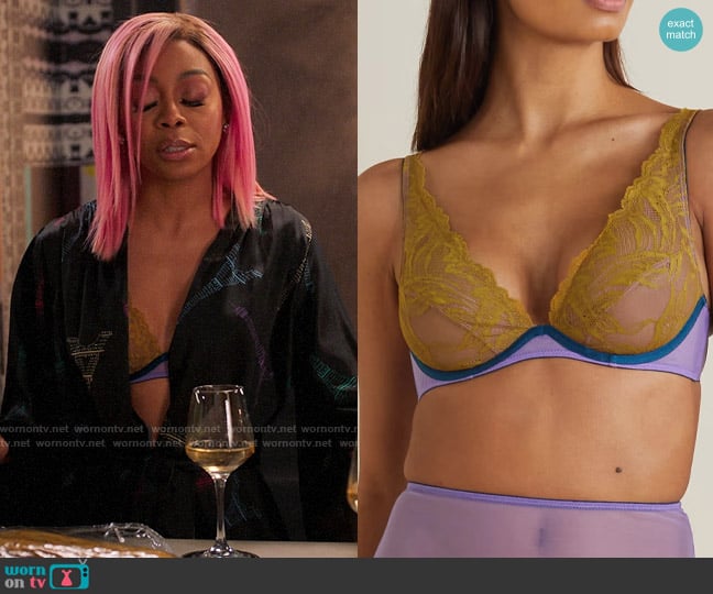 Dora Larsen Karla Underwire Bra worn by Renee Ross (Bresha Webb) on Run the World