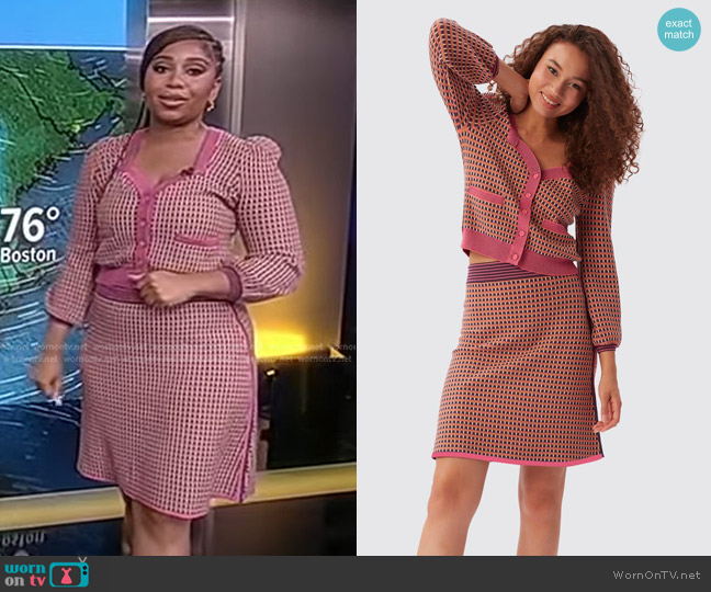 Diane von Furstenberg Lewis Sweater worn by Somara Theodore on Good Morning America