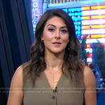 Erielle’s khaki vest on Good Morning America