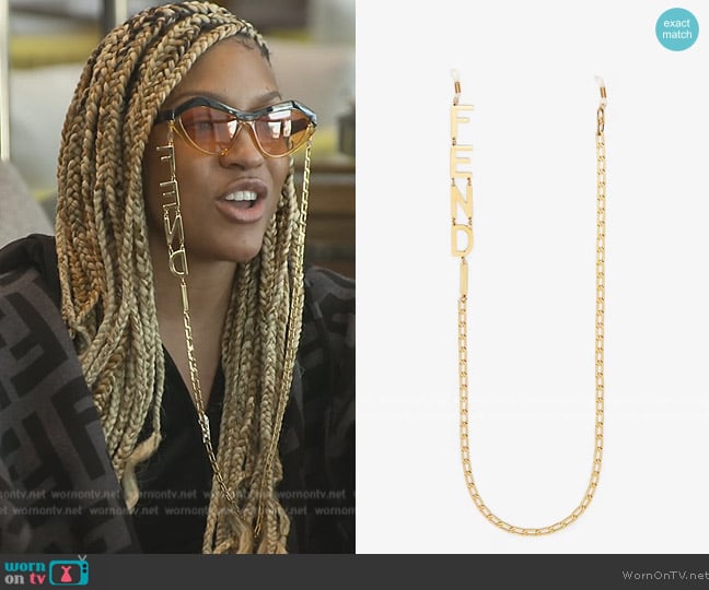 Fendi Glasses Chain worn by Drew Sidora on The Real Housewives of Atlanta