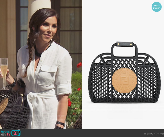 Fendi Medium Fendi Basket worn by Heather Dubrow on The Real Housewives of Orange County