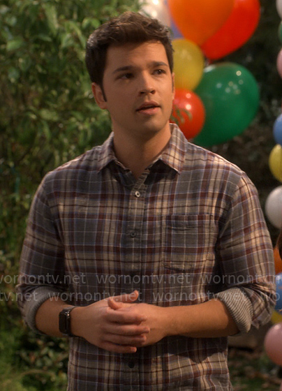 Freddie’s plaid shirt on iCarly