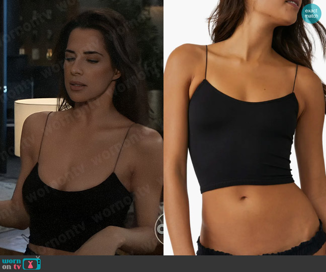 Free People Crop Top worn by Sam McCall (Kelly Monaco) on General Hospital