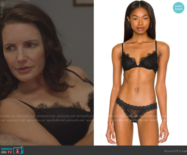 Free People Allure Underwire Bra worn by Charlotte York (Kristin Davis) on And Just Like That