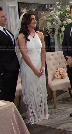 Gabi’s wedding dress on Days of our Lives