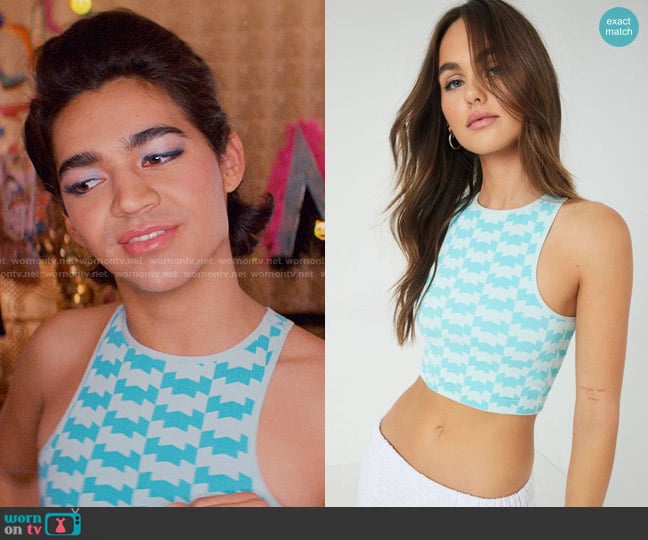 Garage Clothing Spencer Seamless Racer High Neck Tank worn by Marco Mejia (Miss Benny) on Glamorous