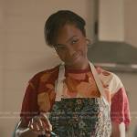Helen’s floral apron on Sweet Magnolias