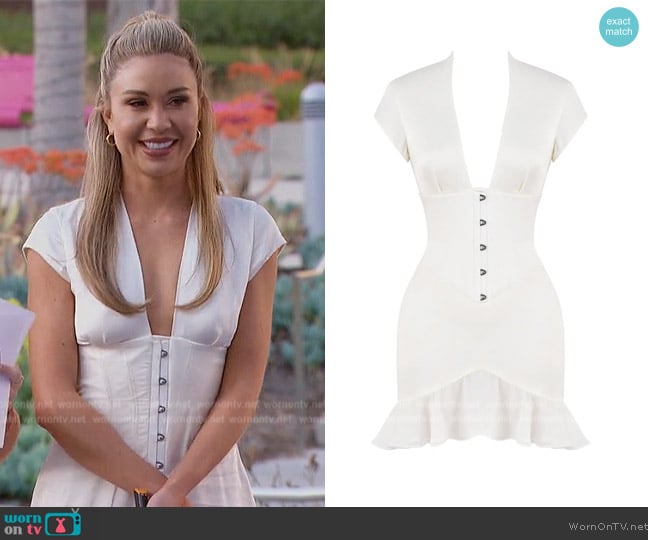 House of CB Tannia Corset Cocktail Dress worn by Gabriela Windey on The Bachelorette