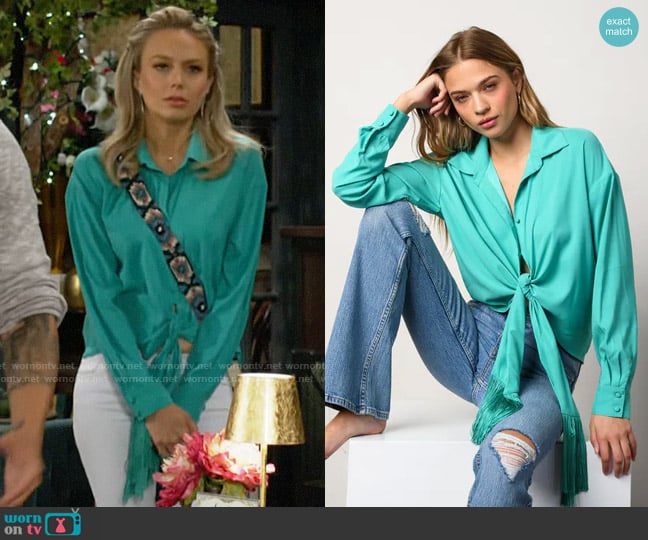 Hutch Webster Top worn by Abby Newman (Melissa Ordway) on The Young and the Restless