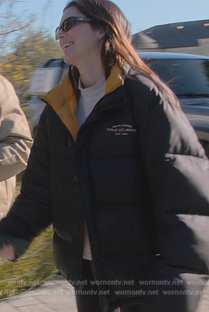 Kendall’s black puffer jacket on The Kardashians