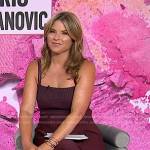 Jenna brown pleated dress on Today