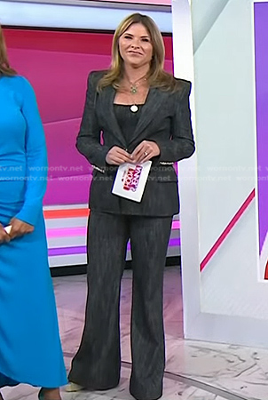 Jenna’s grey denim suit on Today