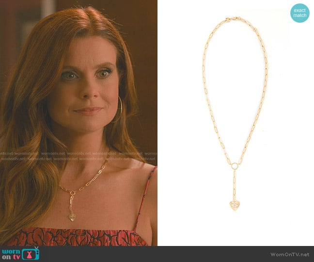 Jennifer Zeuner Talia Lariat Necklace worn by Maddie Townsend (JoAnna Garcia Swisher) on Sweet Magnolias