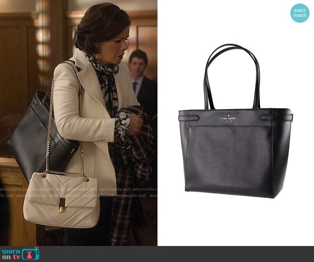 Kate Spade Staci Large Tote worn by Margaret Wright (Marcia Gay Harden) on So Help Me Todd