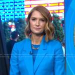 Kayna Whitworth’s blue blazer on Good Morning America
