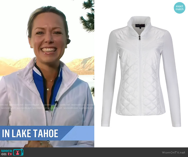 Lohla Sport The Player Jacket worn by Dylan Dreyer on Today